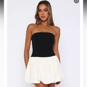Whitefox strapless mini dress